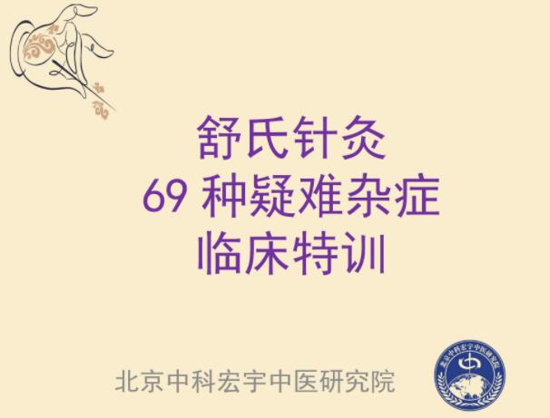 舒卿针灸培训《舒氏针灸69种疑难杂症临床特训》教学视频