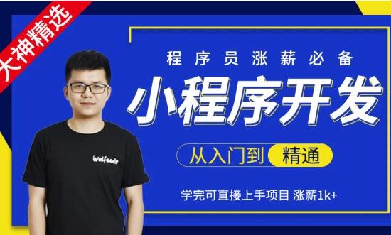 小程序开发从入门到精通,培训课程视频教程